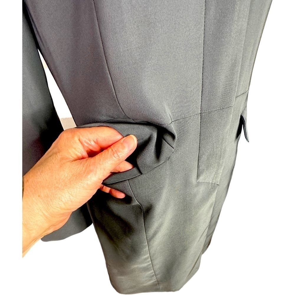 Esisto Conbipel Italy Gray All Season Lined Coat 42 - Picture 5 of 10